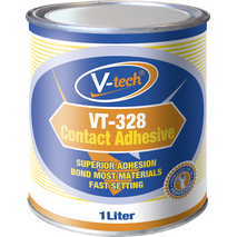 Contact Adhesive 1L | Solvent-Based | Fast Setting & Durable Bond by CW Brands