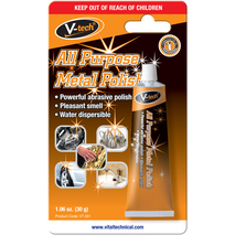 Metal Polish Cream 30GM | Gentle Abrasive | Water-Repellent Coating | CW Brands