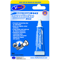 Threadlocker Blue 6ml | Medium Strength | Vibration Resistant | Chemical Resistant by CW Brands