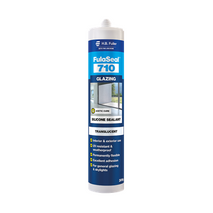 Glazing Acetic Cure Silicone Sealant | 300g Cartridge | UV Resistant & Permanently Flexible | Translucent by H.B Fuller