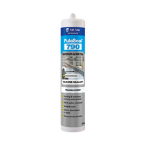 Mirror & Metal Silicone Sealant | Neutral Cure | UV Resistant | 300g Cartridge | Translucent by H.B Fuller