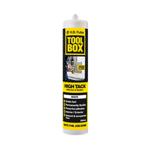 High Tack Hybrid Polymer Adhesive & Sealant | 290ml Cartridge | Instant Grab & Waterproof | White by H.B Fuller