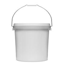 4L Premium Plastic Bucket | Durable Construction | Ideal for Paint Storage | CW Brands