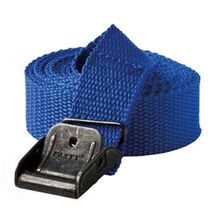 Cargo Strap 2M x 25MM | Steel Buckles & UV-Resistant | 10 Pack | Blue by CW Brands