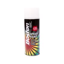 Satin White Spray Paint 250g | Quick Drying & Rust Prevention | Interior & Exterior Use by CW Brands