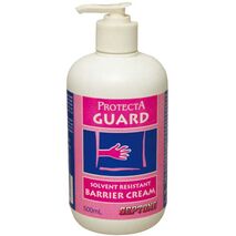 Solvent Resistant Barrier Cream | Non-Greasy & pH Controlled | Protects Against Oils & Greases | 500ml by CW Brands