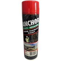 Anchor Mine Marker Red 400GM | Non-Flammable | 360° Spray | Quick Drying by CW Brands