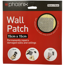 Wall Repair Patch 15cm x 15cm | Durable Repair Mesh | Quick & Easy Solution by CW Brands