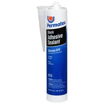 Black RTV Silicone Adhesive Sealant | Waterproof & Flexible | High Temperature Resistance | 365g by CW Brands