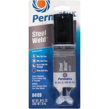 Steel Weld Epoxy Dual Syringe | 4500 PSI Strength | Sets in 4 Minutes | Dark Grey by CW Brands