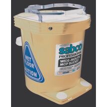 Wide Mouth Mop Bucket 16L | Durable Metal Wringer | Easy Mobility | Blue by CW Brands