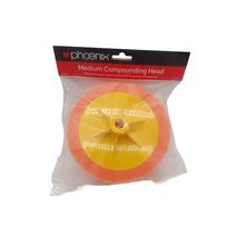 Compounding Head 150mm | Medium Firmness | Moderate Cutting & Polishing | Orange by CW Brands