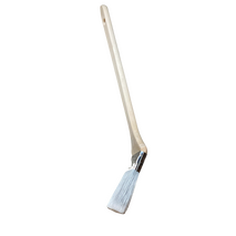 Radiator Brush 50mm | Offset Timber Handle | Stainless Steel Ferrule | Tapered Synthetic Filament by CW Brands
