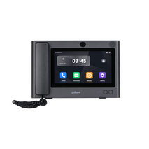 Video Door Phone Master Station 10" Monitor | 1024x600 Resolution | Speaker Phone & Handset Support | Desk Mount by Dahua Technology