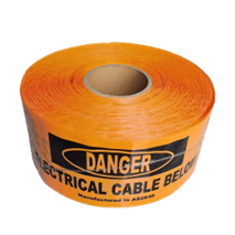 Detectable Underground Warning Tape | Ultra-Strong Polyethylene | Lead-Free Pigments | 100mm x 250m by United Manufacturers Australia