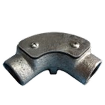 Conduit Fitting Inspection Elbow | Galvanized Steel & 316 Stainless Steel | Push On Locfit Design by United Manufacturers Australia