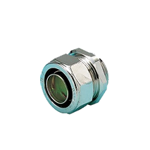Liquid Tight Connector 20mm | IP66 Waterproof | Nickel Plated Steel & TPE/Rubber | Straight Design by United Manufacturers Australia
