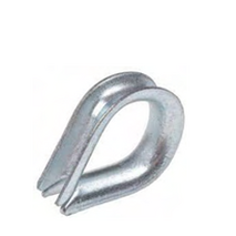 Wire Rope Thimble 8.00mm | Pack of 10 | Durable Construction | Medium-Duty Protection by United Manufacturers Australia