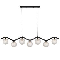 ORTON 7 LIGHT PENDANT BLACK