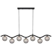 ORTON 7 LIGHT PENDANT BLACK