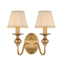 SIEDEL 2 LIGHT WALL LIGHTW/SHADE