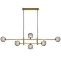 TYSON 6 LIGHT PENDANT ANTIQUE GOLD