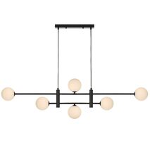 TYSON 6 LIGHT PENDANT BLACK