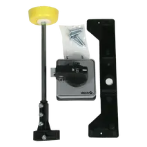 MPCB Extension Handle Kit, Black/Grey Lockable, 150mm Shaft