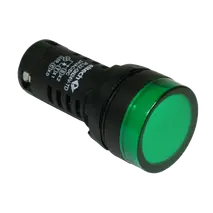 Pilot light LED 24V AC/DC – Green – With Lamp Test Terminal