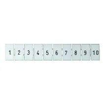 Terminal Marker Strip 1-10 To Suit 2.5mm