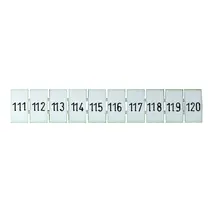 Terminal Marker Strip 111-120 To Suit 2.5mm