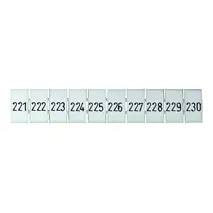 Terminal Marker Strip 221-230 To Suit 2.5mm