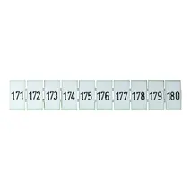 Terminal Marker Strip 171-180 To Suit 2.5mm