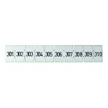 Terminal Marker Strip 301-310 To Suit 2.5mm