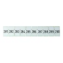Terminal Marker Strip 281-290 To Suit 2.5mm