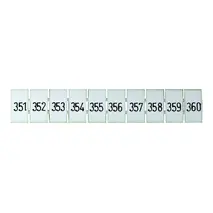 Terminal Marker Strip 351-360 To Suit 2.5mm