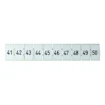 Terminal Marker Strip 41-50 To Suit 2.5mm