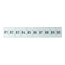 Terminal Marker Strip 81-90 To Suit 2.5mm