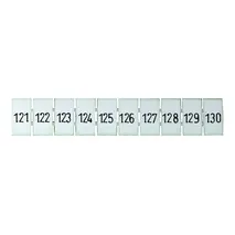 Terminal Marker Strip 121-130 To Suit 4.0mm
