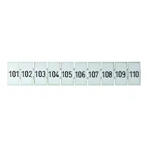Terminal Marker Strip 101-110 To Suit 4.0mm