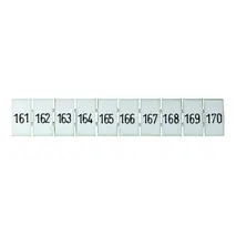 Terminal Marker Strip 161-170 To Suit 4.0mm