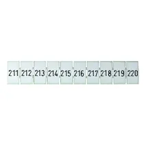Terminal Marker Strip 211-220 To Suit 4.0mm