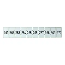Terminal Marker Strip 261-270 To Suit 4.0mm