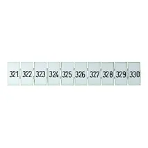Terminal Marker Strip 321-330 To Suit 4.0mm
