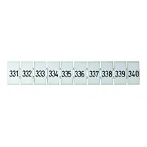 Terminal Marker Strip 331-340 To Suit 4.0mm