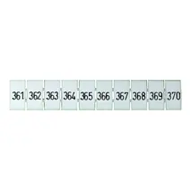 Terminal Marker Strip 361-370 To Suit 4.0mm