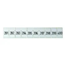 Terminal Marker Strip 391-400 To Suit 4.0mm