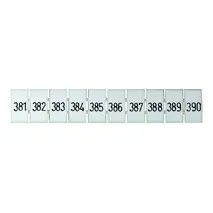 Terminal Marker Strip 381-390 To Suit 4.0mm