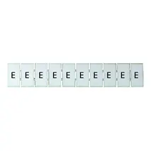Terminal Marker Strip Letter E To Suit 4.0mm