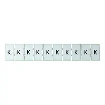 Terminal Marker Strip Letter K To Suit 4.0mm